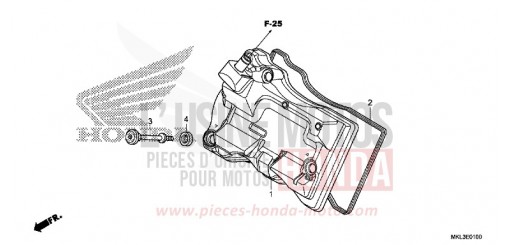 COUVERCLE DE CULASSE NC750XAK de 2019